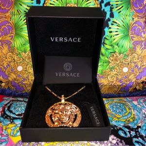 Versace Medallion Necklace